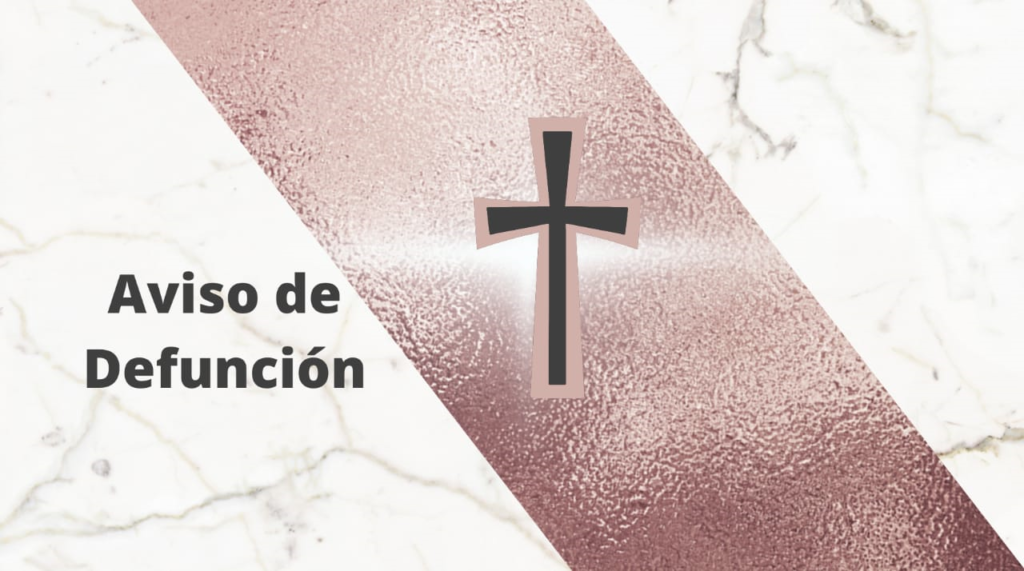 Funeraria La Luz de Cristo y la Familia Ruiz Silva de Lanco, comunican: