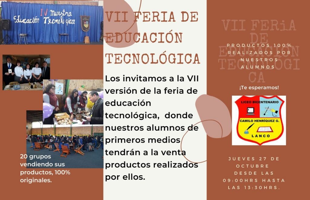 Liceo Bicentenario realiza su VII Feria de Educación Tecnológica