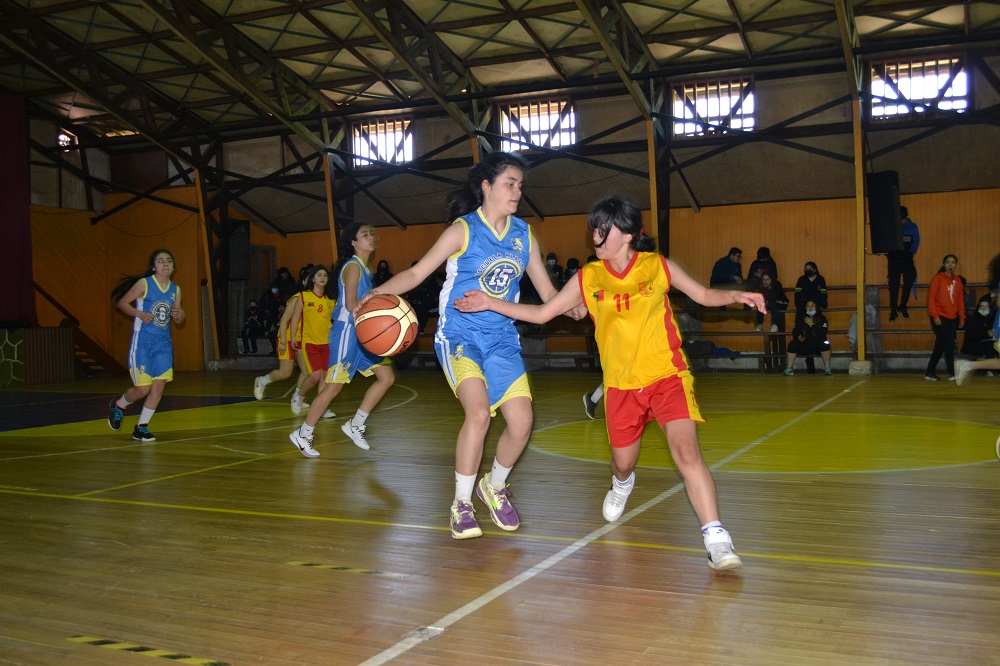 Jornada educativa de básquetbol damas reunió las categorías sub 12 y sub 13