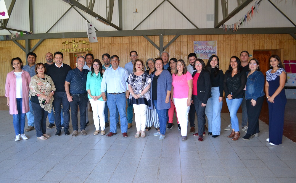Alcalde y dirección del Daem se reunieron con equipos directivos de la educación municipalizada de la comuna de Lanco