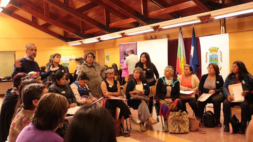 Presentaron Proyecto +Bosques en trawun de mujeres mapuche en Malalhue