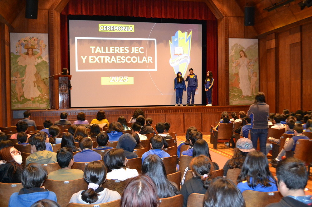 Escuela Alberto Córdova presentó los talleres JEC y Extraescolar para este año 2023