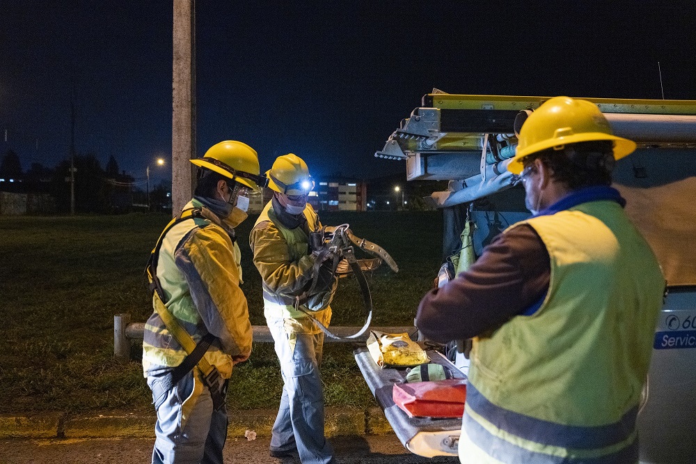 Saesa activó plan de contingencia ante sistema frontal anunciado para la zona