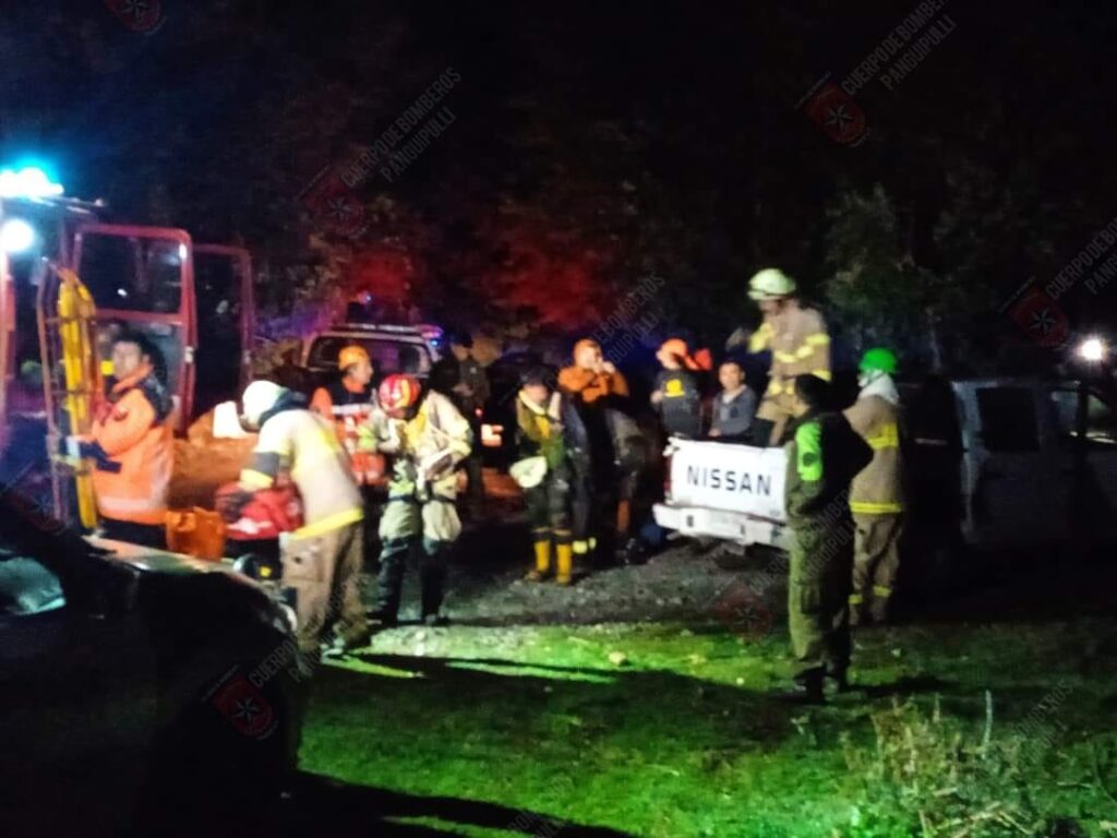 Bomberos de Malalhue apoyó en rescate de 3 personas en Pucura