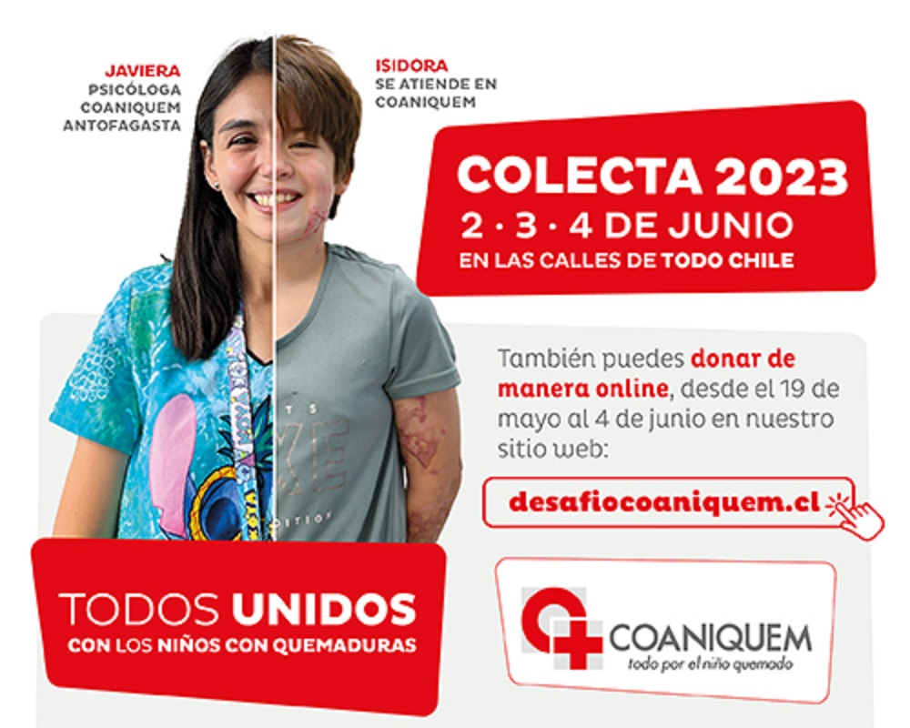 COANIQUEM invita a ser parte de la Colecta anual; 2,3 y 4 de junio