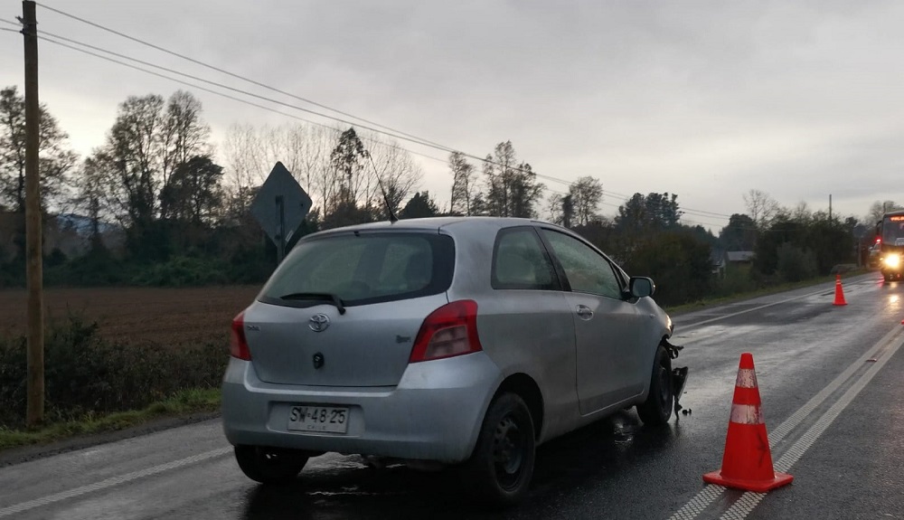 Dos personas con lesiones de carácter reservadas fue el saldo de accidente de tránsito en el sector Quilche