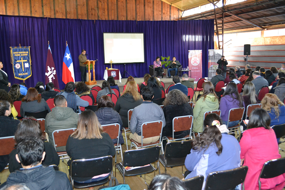 En Malalhue se realizó el Primer Seminario de Convivencia Escolar organizado por la Fundación del Magisterio