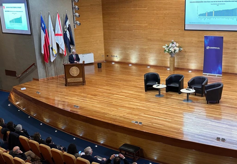 “Una reforma de pensiones para Chile”: Ex ministro Felipe Larraín expuso en primer seminario del Encuentro Empresarial del Sur 2023