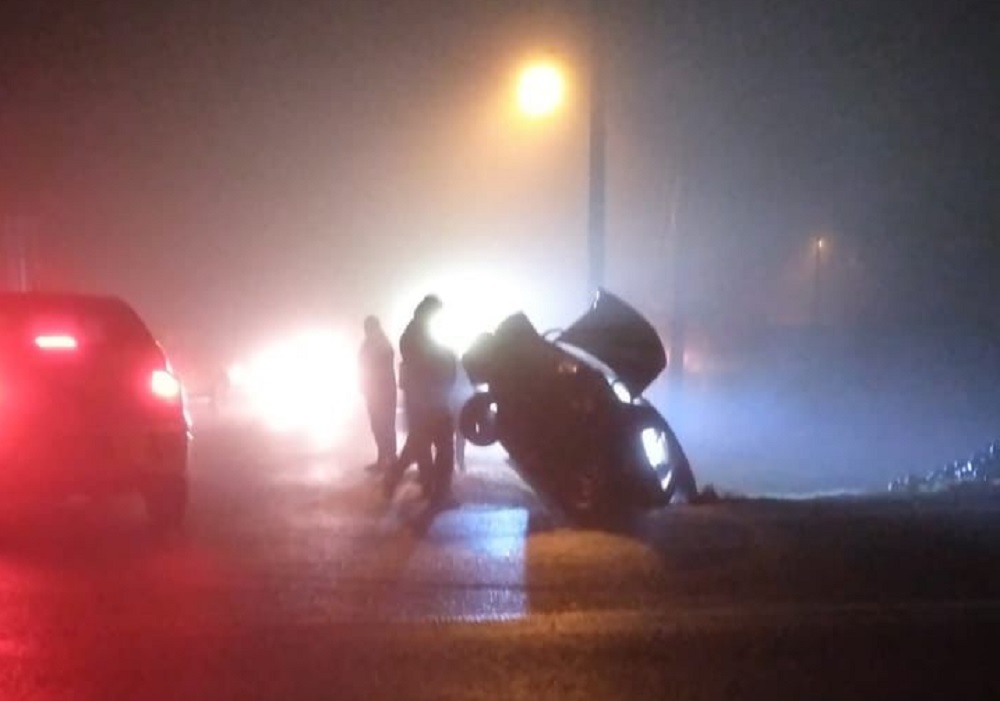 Accidente vehicular en el cruce Aylín no deja personas lesionadas