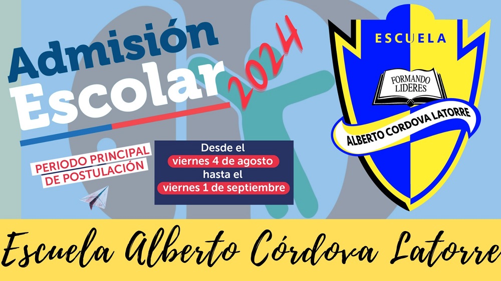 Escuela Alberto Córdova, una alternativa educativa para el año 2024