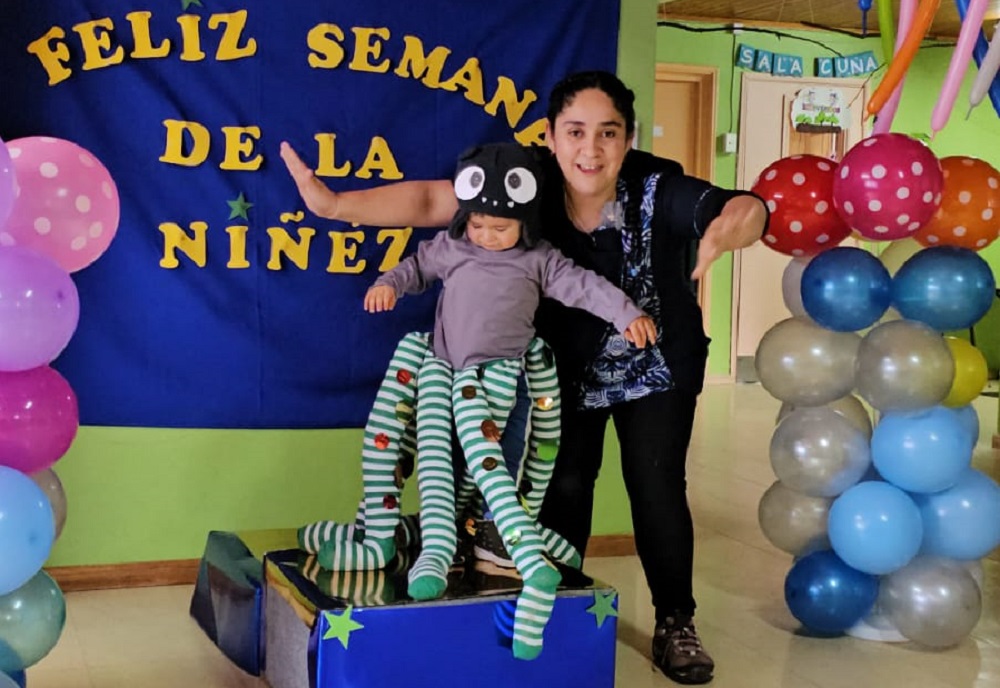 Jardín «Universo Infantil» de Malalhue celebró el Día del Niño y la Lactancia Materna