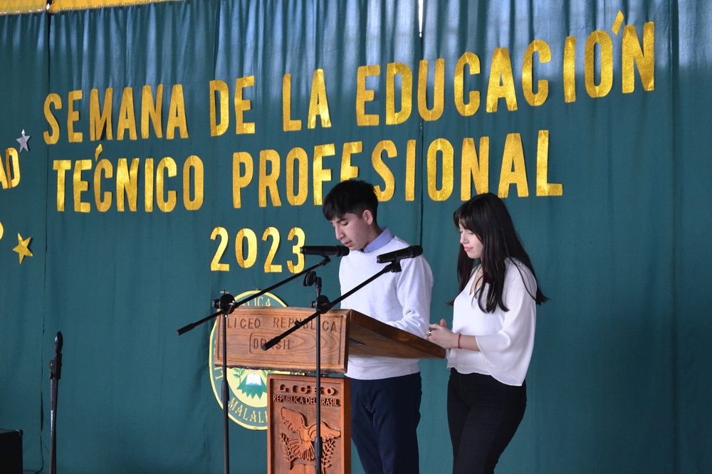 Liceo República del Brasil inició celebración de la Semana de la Educ. Técnico Profesional