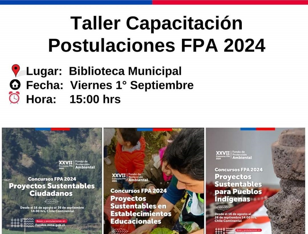 En Lanco se capacitará para la postulación al Fondos de Protección Ambiental (FPA) 2024