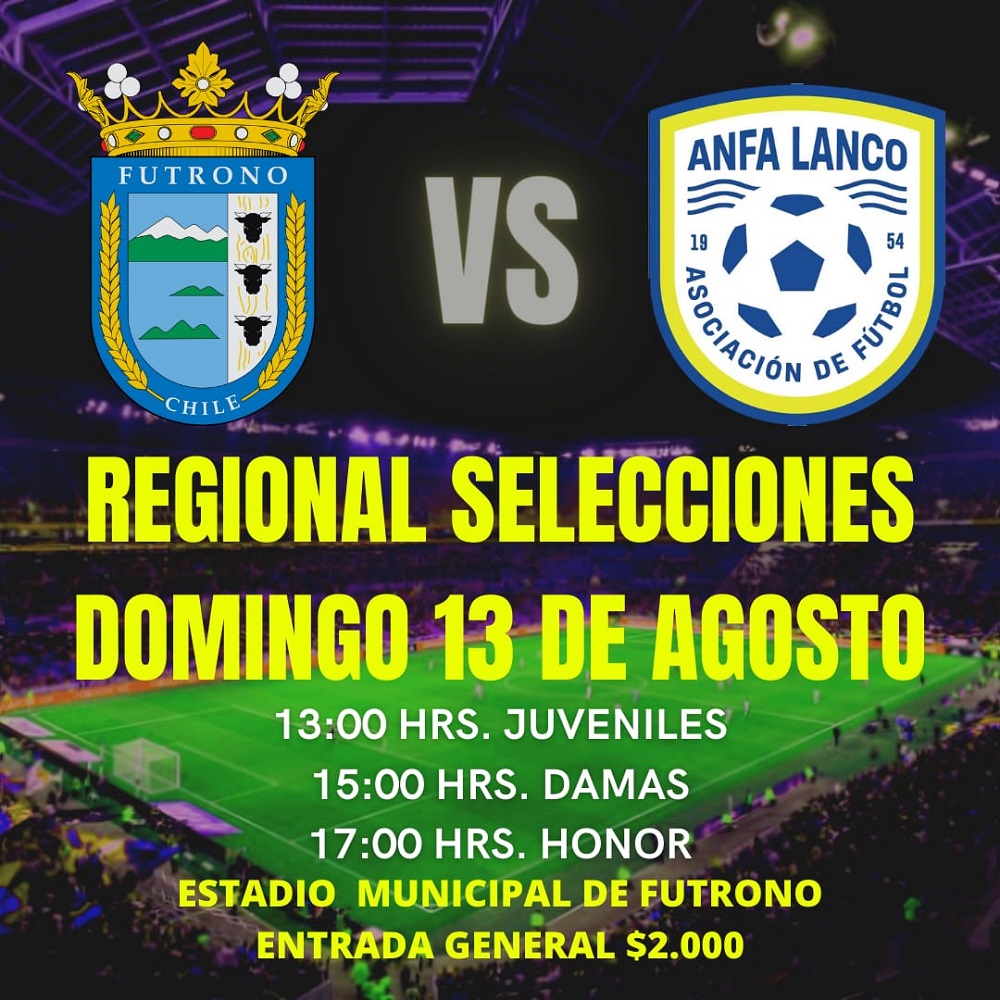 Este domingo la Asociación de Fútbol de Lanco viaja a Futrono por el Campeonato Regional