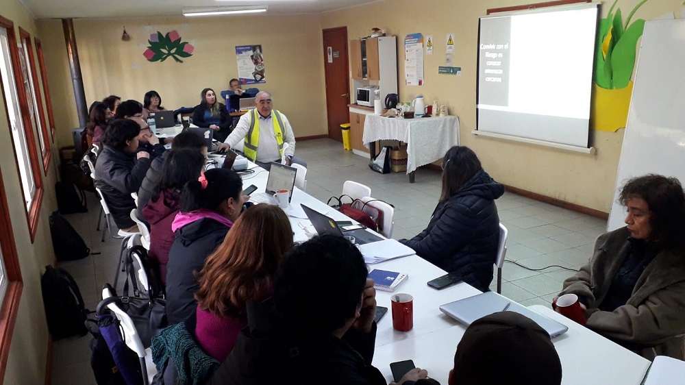 Colegios rurales reciben Orientación en Plan de Seguridad ante riesgos naturales y antrópicos