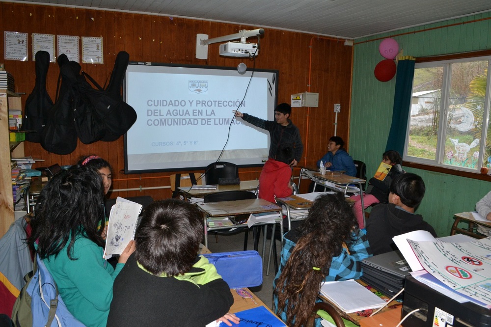 Escuela Rucaklen de Lumaco refuerza en sus estudiantes la importancia de la eficiencia energética