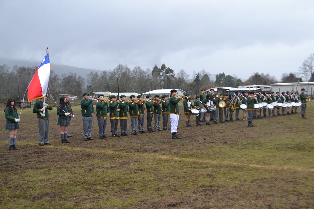 Banda del Liceo República del Brasil recorrió escuelas rurales de la zona