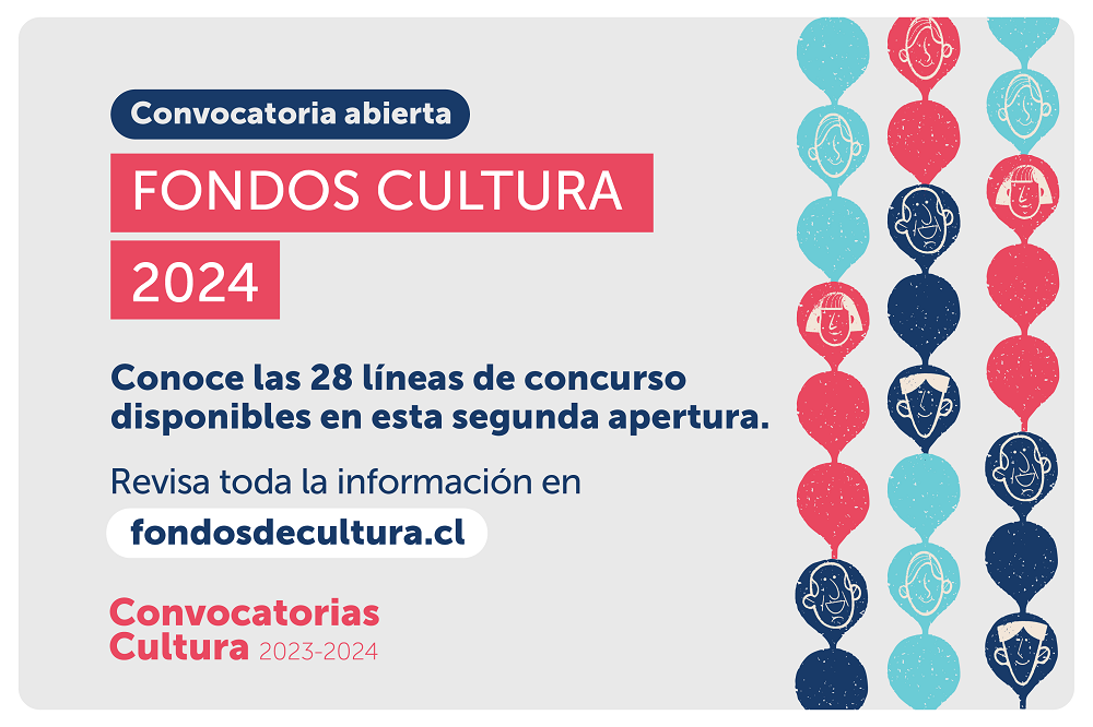 Ministerio de las Culturas abrió segundo y último grupo de convocatorias de Fondos Cultura 2024