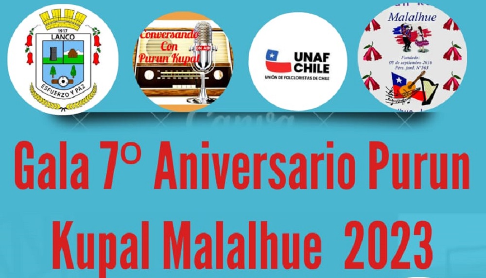 Agrupación Folclórica Purun-Kupal Malalhue programa su 7° Gala de Aniversario