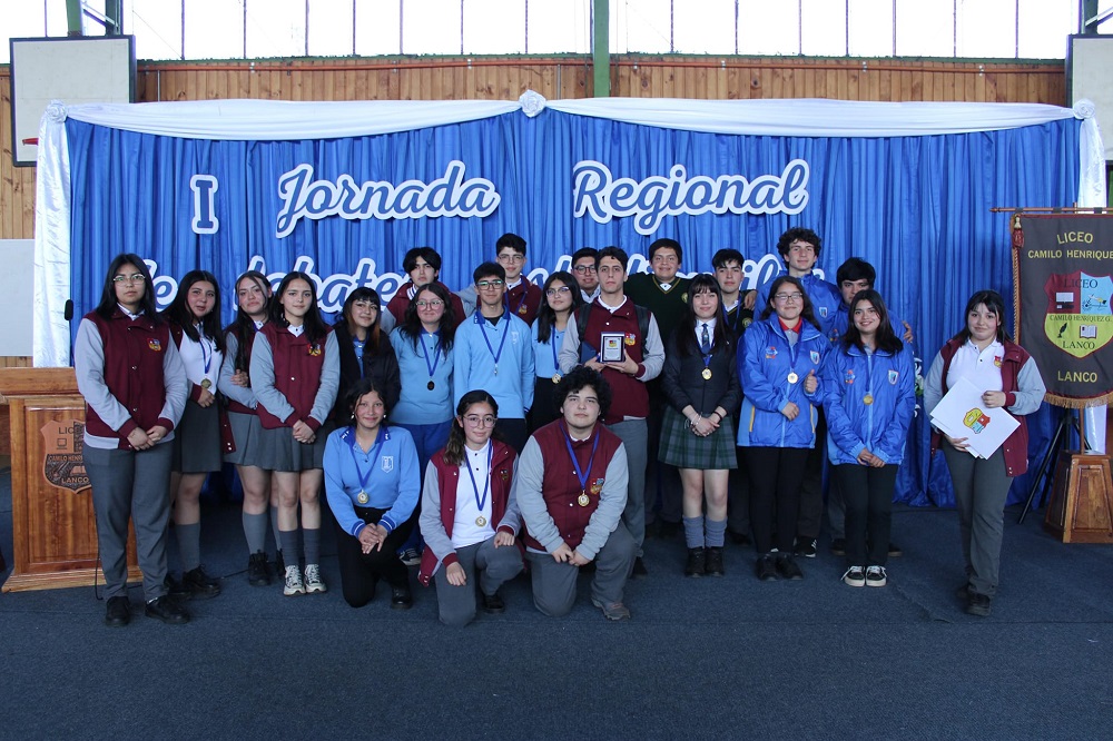 Todo un éxito Primer Debate Escolar desarrollado por el liceo Bicentenario de Lanco