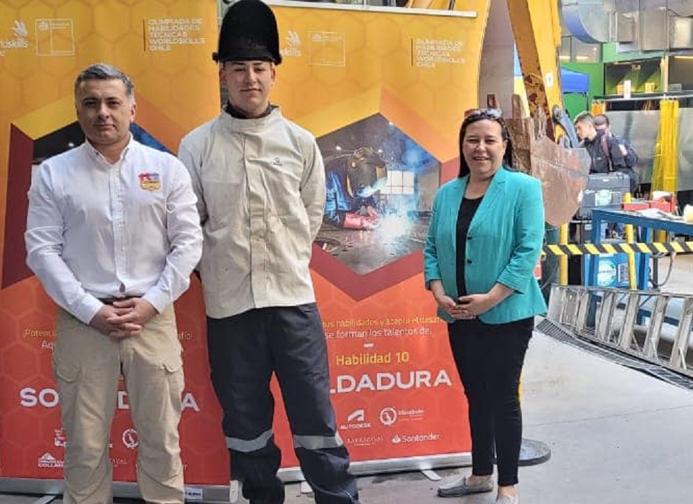 Estudiante del Liceo Bicentenario de Lanco participa en la 7° Olimpiada de Habilidades Wordls Skills Chile