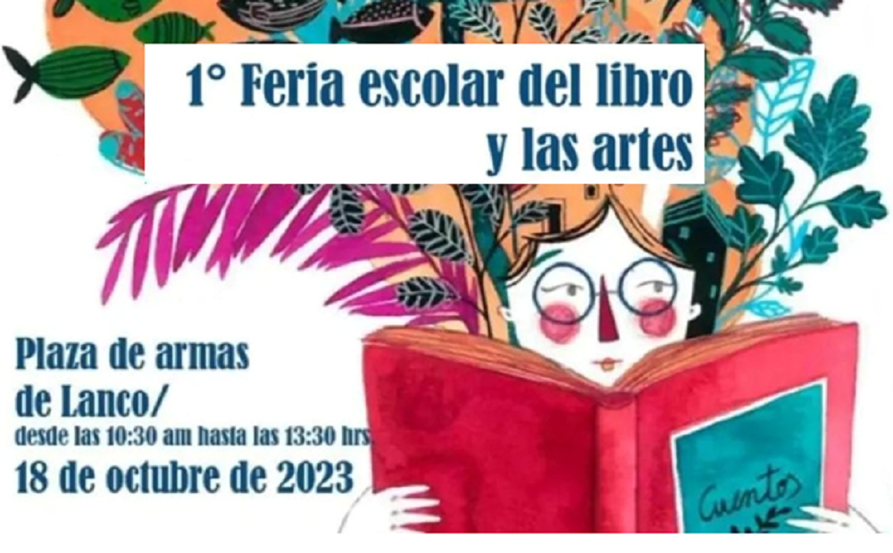 Ocho colegios de la comuna participan de la Primera Feria Escolar del Libro y las Artes en Lanco