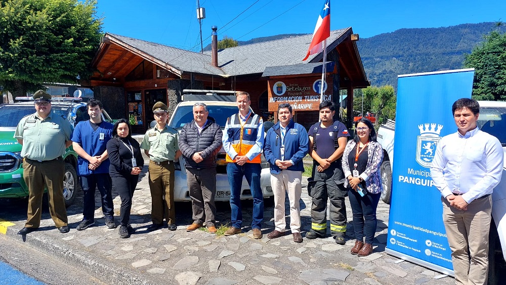 SENAPRED Región de Los Ríos anuncia simulacro preventivo ante una eventual erupción del Volcán Villarrica