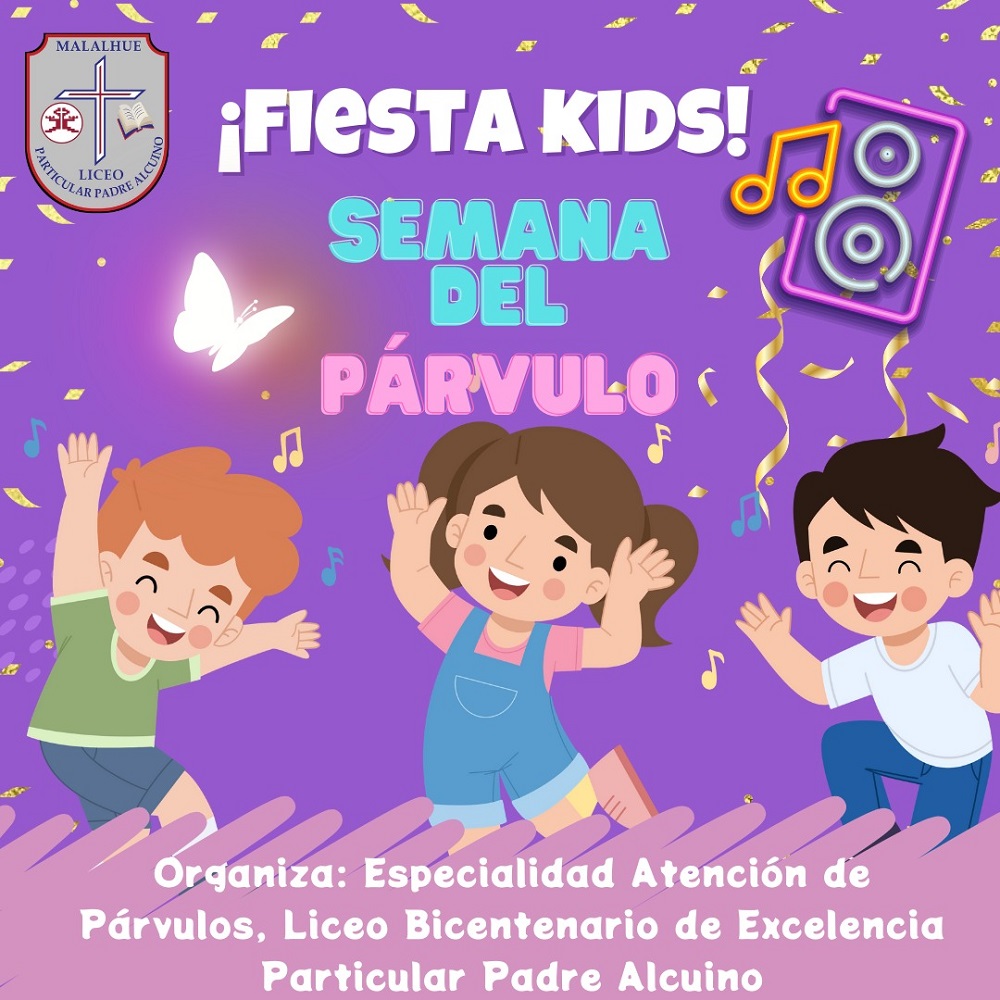 Liceo Bicentenario Padre Alcuino celebra la Semana del Párvulos con Fiesta Kids para jardines infantiles de Malalhue