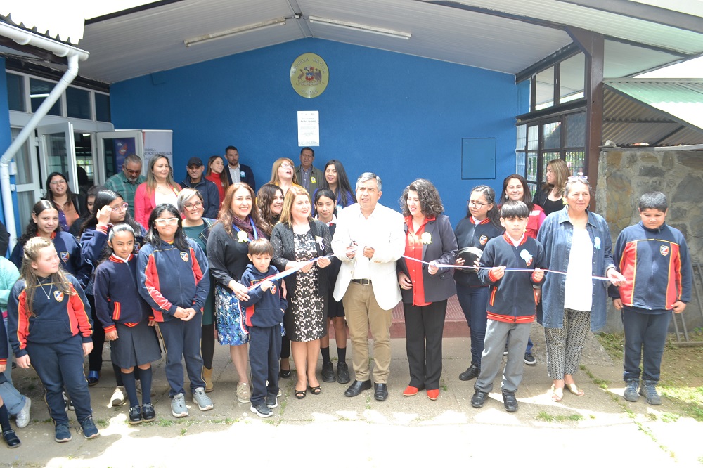 Fue inaugurado el Proyecto de Mejoramiento de la Escuela Felipe Barthou Corbeaux