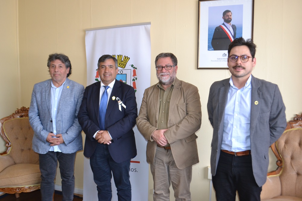 Su primera visita realizó a Lanco el Director Ejecutivo del Servicio Local de Educación Pública (SLEP) de Valdivia