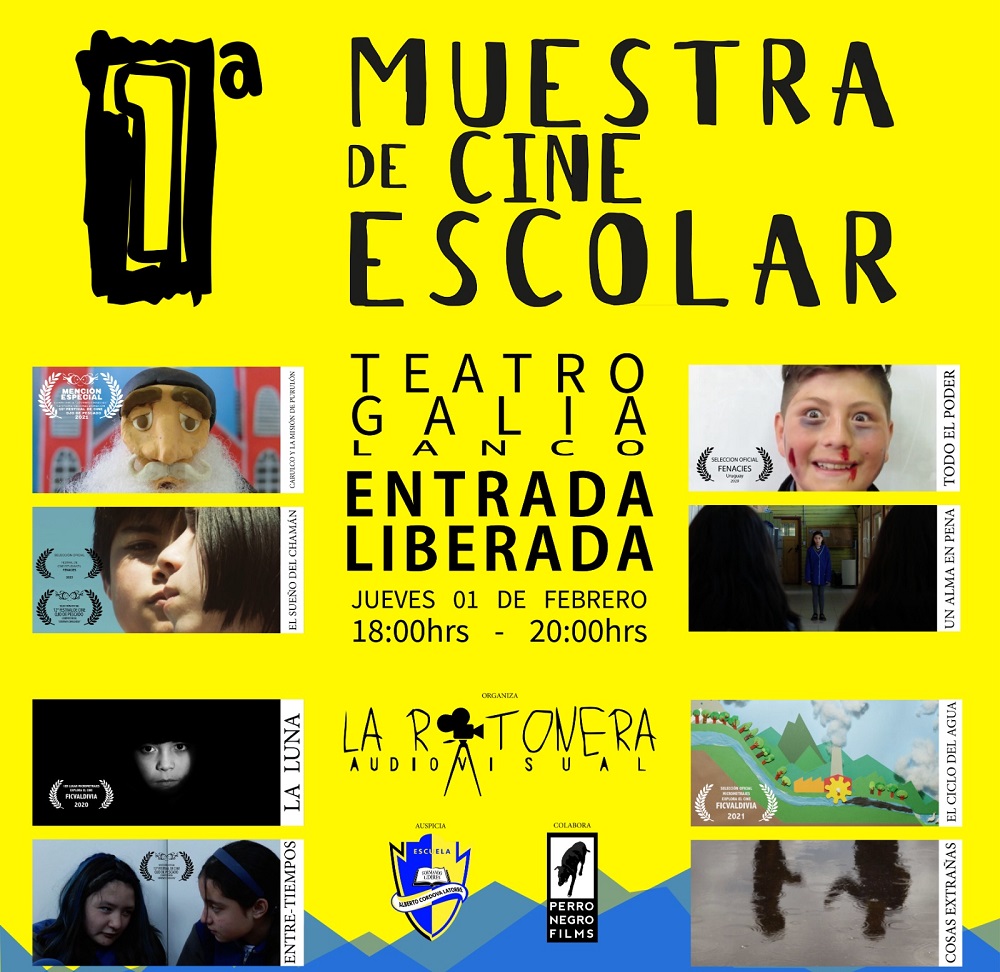 Estudiantes de la Escuela Alberto Córdova presentan la 1era Muestra de Cine Escolar