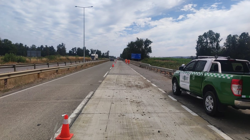 La mañana de este día domingo: Accidente de tránsito deja a una persona fallecida  en la comuna de Máfil