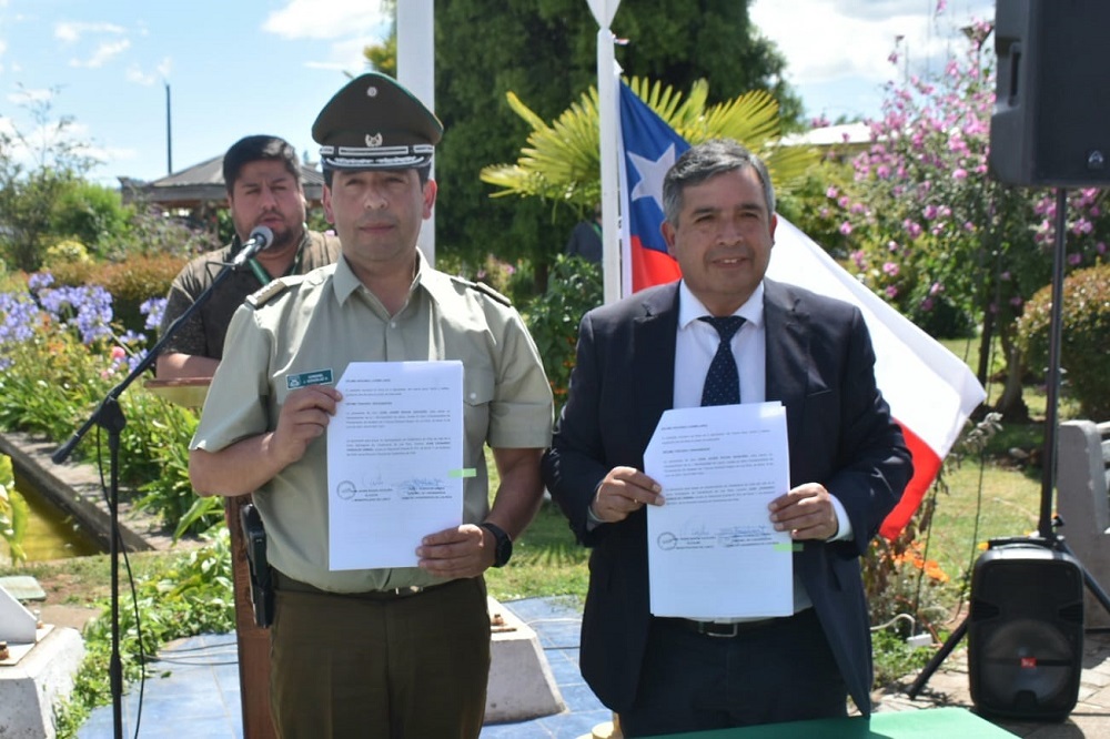 Municipalidad de Lanco firma Convenio OS-14 para Patrullajes Mixtos con Carabineros