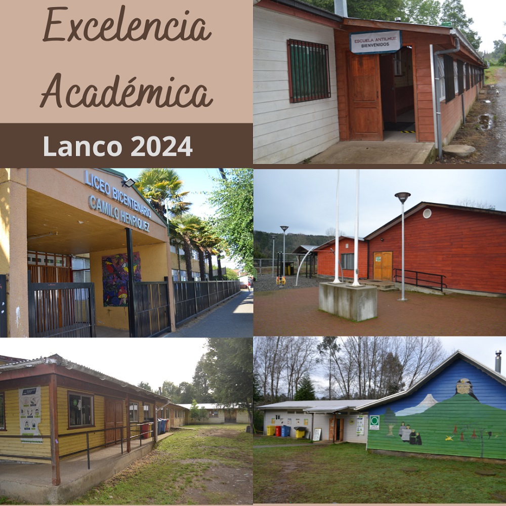 Cinco colegios municipales de la comuna de Lanco destacados con la Excelencia Académica