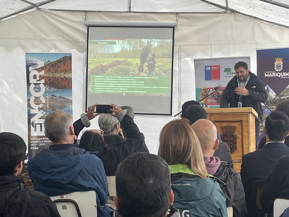 Inauguran nueva infraestructura de vivero que permitirá mayor abastecimiento de plantas para la región