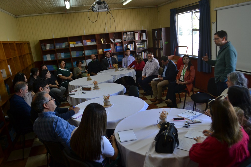 Director Ejecutivo del Servicio Local de Educación Pública Valdivia participó del Comité Estratégico de Educación Municipal de Lanco