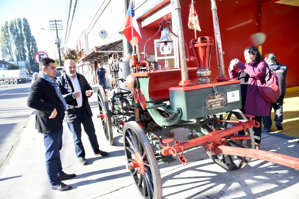 Con monumento histórico bomba “Abuela” de Los Lagos como protagonista autoridades lanzaron el Día de los Patrimonios