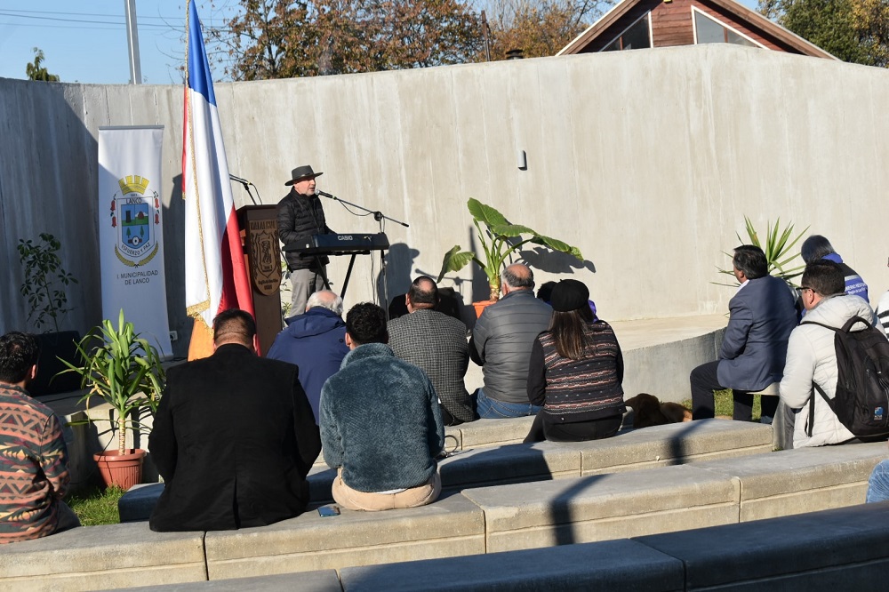 En Malalhue fue inaugurado Anfiteatro, cuenta con capacidad para 150 personas