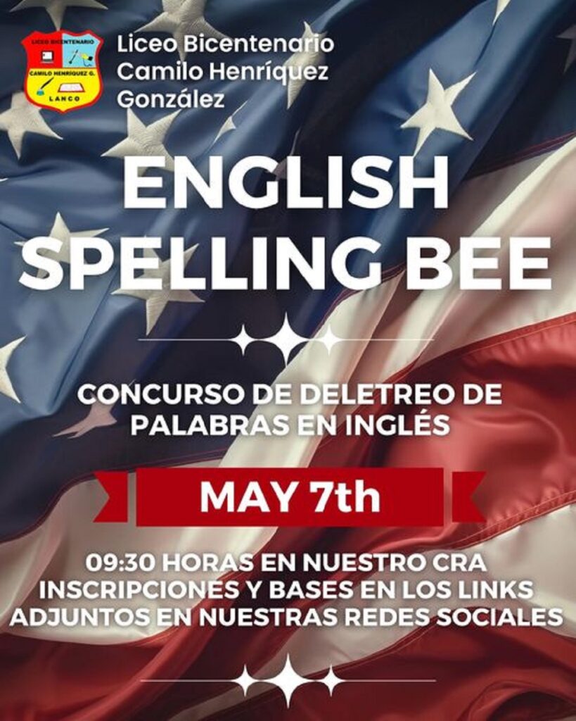 Liceo Bicentenario Camilo Henríquez organiza la primera versión del Concurso Spelling Bee