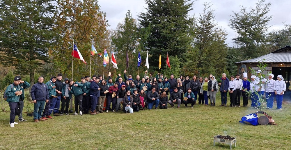 Con minga de plantación de murta Aldea Intercultural Lawan de Lanco inició sus actividades como Punto de Cultura Comunitaria