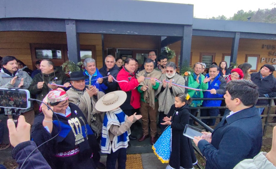 Autoridades inauguraron oficialmente la nueva Posta de Puquiñe en la comuna de Lanco