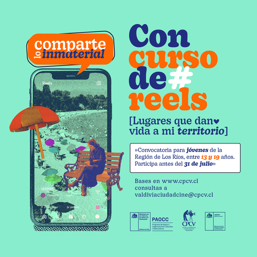 Nuevo concurso de Reels para estudiantes de la Región de Los Ríos