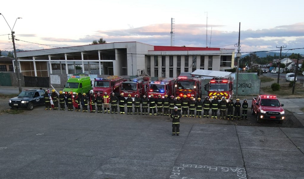 Con un nutrido programa, el Cuerpo de Bomberos de Malalhue conmemora este mes de julio su aniversario número 58