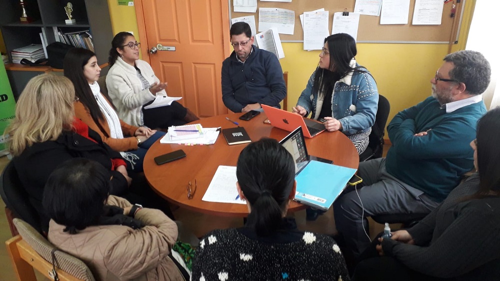 Director ejecutivo del Servicio Local de Educación Pública Valdivia lideró reunión en Lanco