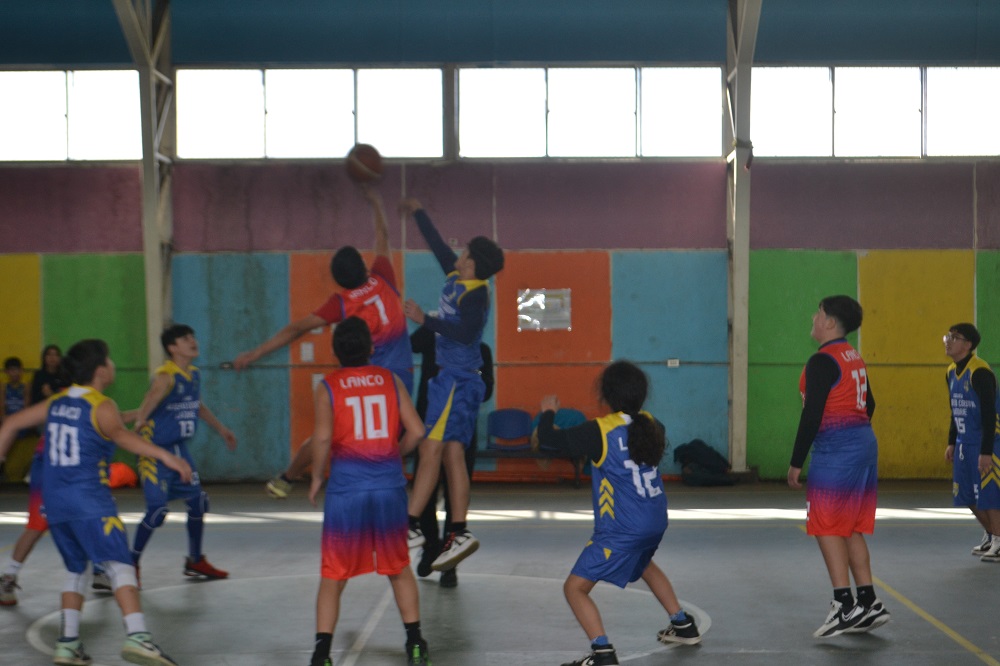 Campeonato de Básquetbol Escolar en la comuna de Lanco ya tiene finalistas