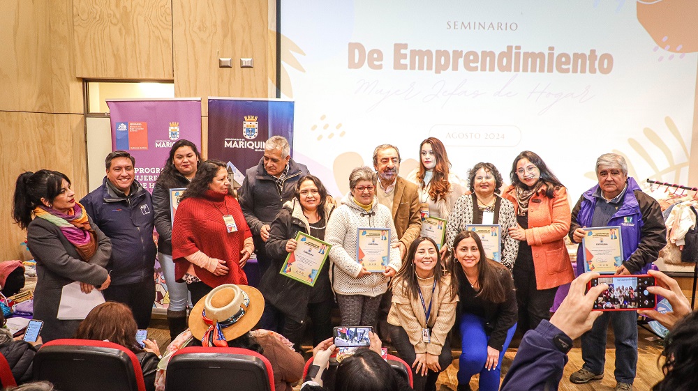 Mariquina impulsó el emprendimiento femenino a través del Programa Mujer Jefa de Hogar 2024