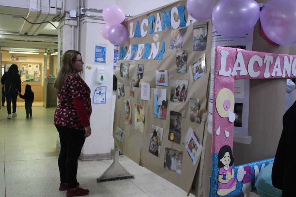 Hospital Base Valdivia conmemoró la Semana Mundial de la Lactancia Materna