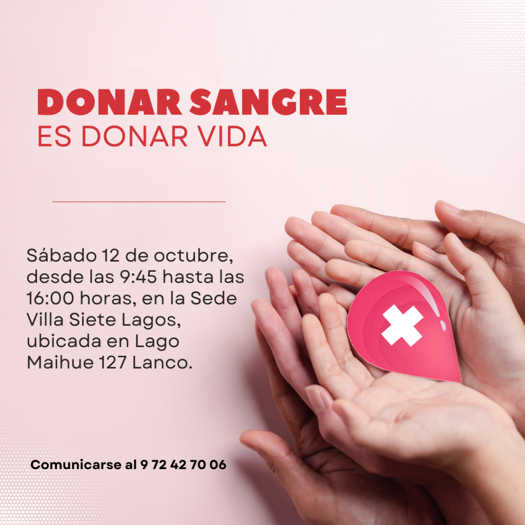 Invitación a ser parte de la Campaña de Donación de Sangre para Emily Navarro en Lanco