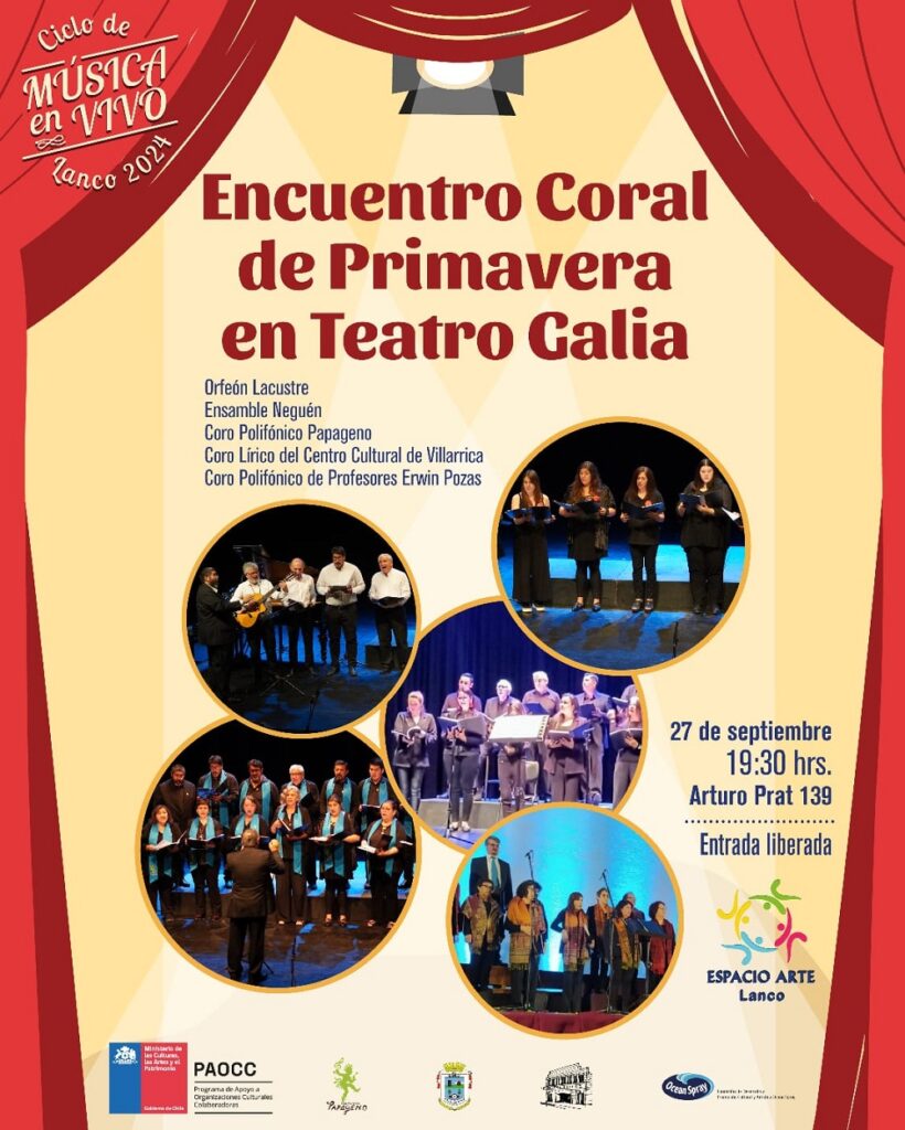 Se viene el gran Encuentro Coral de Primavera en el Teatro Galia