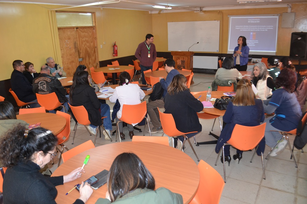 Superintendencia de Educación realiza Jornada de Promoción de la Circular TEA en Lanco